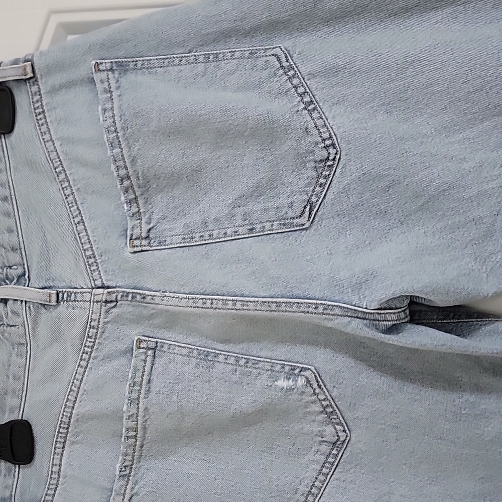 Agolde Riley Slim Crop jeans Sz 26 EUC - Picture 9 of 12